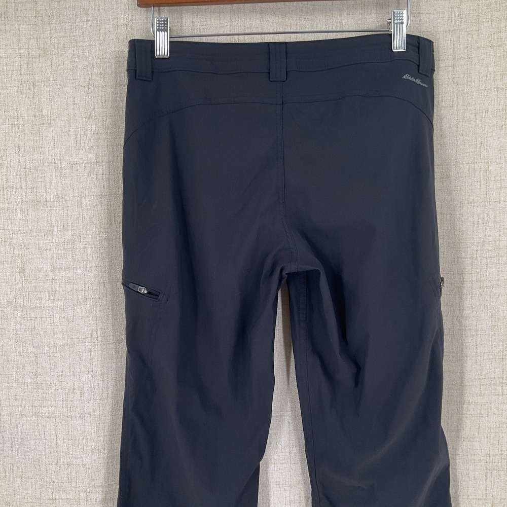 Eddie‎ Bauer First Ascent Womens Sz 6 Black Hiking Cargo Pants Outdoor Trail - Picture 6 of 14
